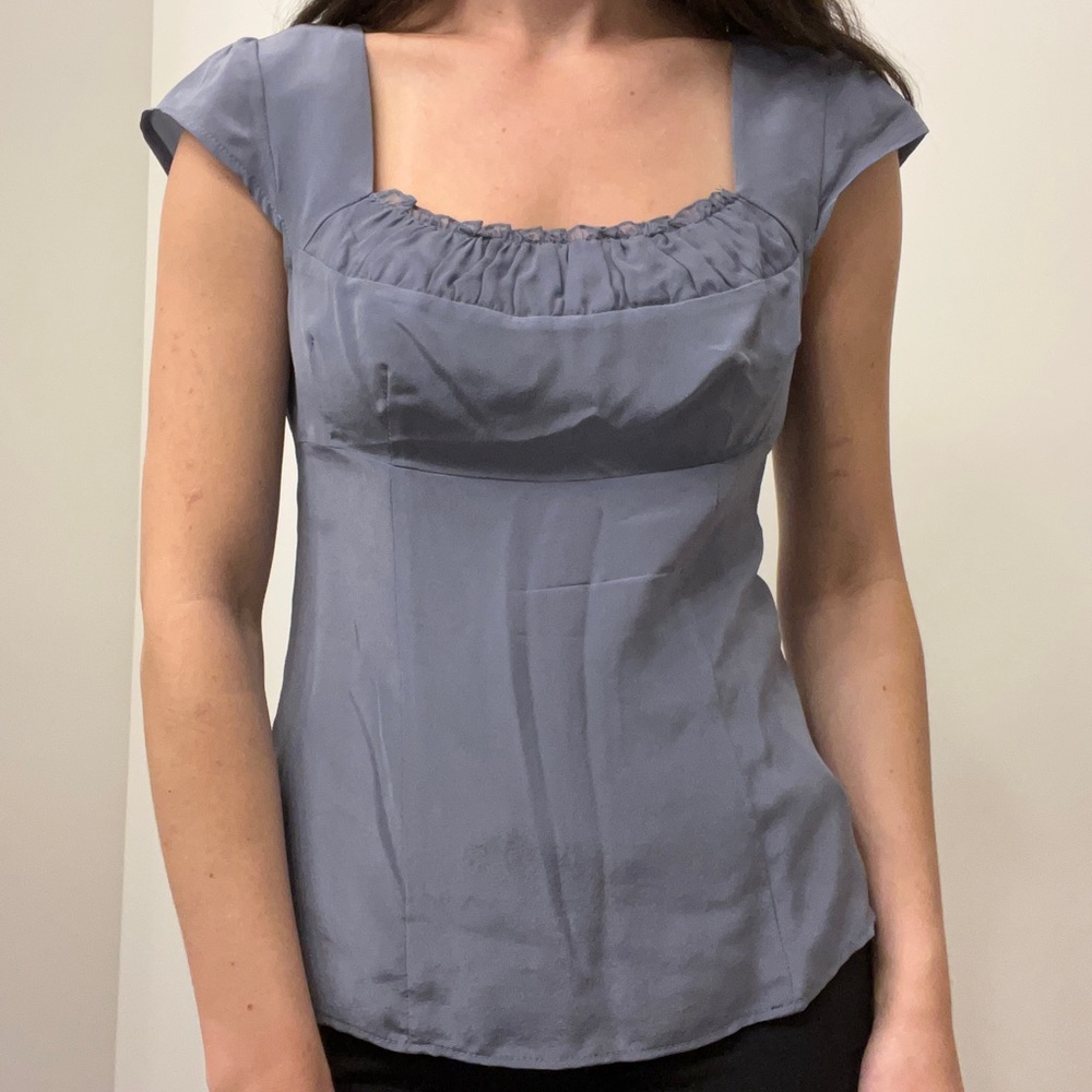 Fitted silk shirt!